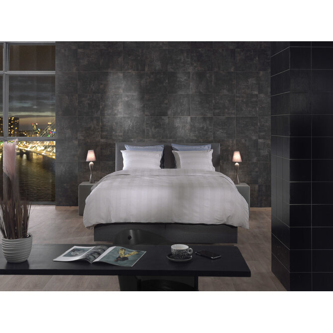 Yellow Arrezo Dekbedovertrek 200x200/220 vapor grey