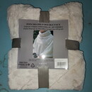 Poncho Oslo Double Face 80x80 Beige