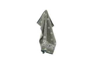 Bunzlau Castle Keukendoek Belle Fleur Dark Green