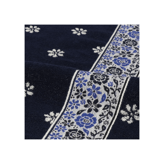 Bunzlau Castle Keukendoek Belle Fleur Dark Blue