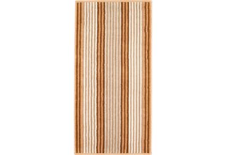 Cawo Delight Streifen Serviette 50x100 caramel