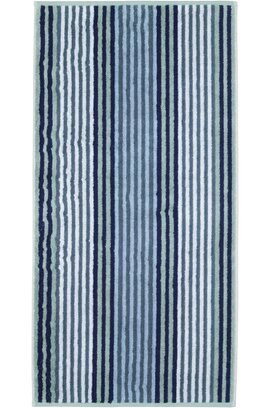 Cawo Delight Streifen Douchelaken 70x140 fjord