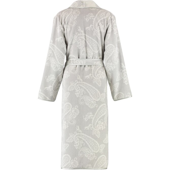Cawo Badjas 4420 Velours met Sjaalkraag Silber 36