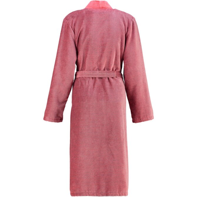 Cawo 6431 Velour Peignoir de bain pour femmes Kimono Rot 38