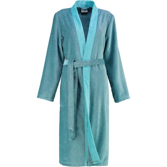 Cawo 6431 Velours Dames Badjas Kimono Turkis 46