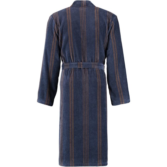 Cawö Peignoir Kimono Hommes Extra Léger 2508 - Blau 58