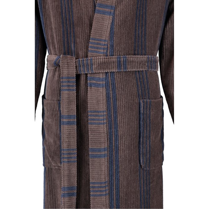 Cawö Peignoir Kimono Hommes Extra Léger 2508 - Tabac 50