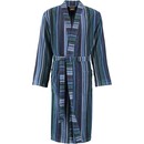 Cawö Cawö Heren Kimono Badjas extra licht 2509 - Aqua  58