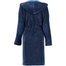 Cawö Cawö Ladies Short Hooded Bathrobe 822 - Nachtblau 36/38