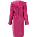 Cawö Cawö Ladies Short Hooded Bathrobe 822 - Beere 32/34