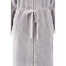 Cawö Cawö Ladies Short Hooded Bathrobe 822 - Graphit 40/42