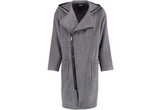 Cawö Peignoir Homme Fermeture éclair 6516 - Anthrazit-schwarz M