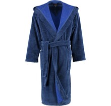 Cawö Peignoir à capuche pour hommes 801 - Nachtblau 50/52