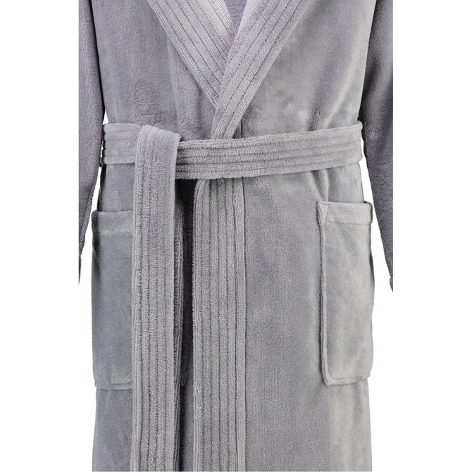 Cawö Peignoir pour Homme avec Capuche 801 - Graphite 46/48