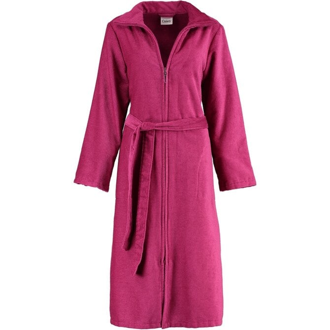 Cawö Dames Peignoir avec Fermeture éclair 4311 - Baie  44