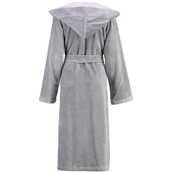 Cawö - Peignoir à capuche pour dames 802 - Graphit 40/42