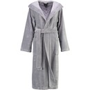 Cawö Peignoir pour femmes Cawö avec capuche 802 - Graphite 36/38