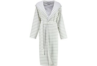Cawö Dames Badjas met Capuchon 6596 silber  40