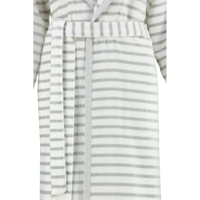 Cawö Dames Badjas met Capuchon 6596 silber 44 Cawö Dames Badjas met Capuchon 6596 silber 44