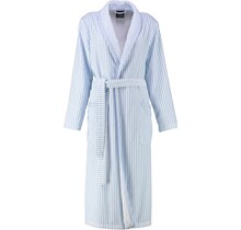 Cawö Peignoir pour dames avec col châle 3423 mittelblau 46