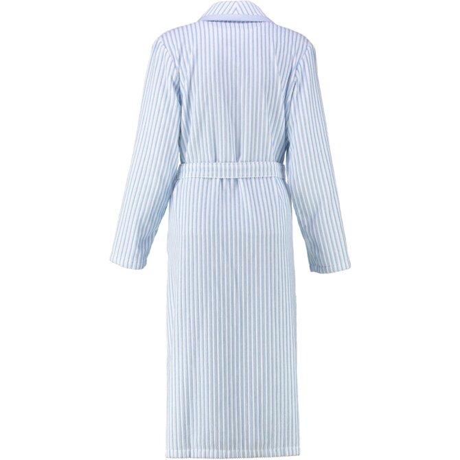 Cawö Peignoir pour dames avec col châle 3423 mittelblau 42