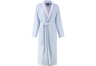 Cawö Peignoir pour dames avec col châle 3423 mittelblau 38