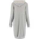 Cawö Cawö Women's Long Hoodie 820 - Grau-gelb L