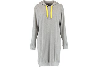 Cawö Women's Long Hoodie 820 - Grau-gelb L