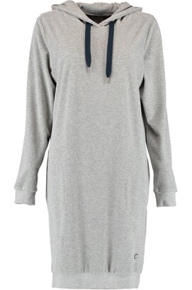 Cawö Long Hoodie 820 pour femmes - Grau-blau S