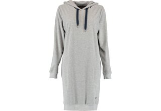 Cawö Dames Lange Hoodie 820 - Grau-blau  M