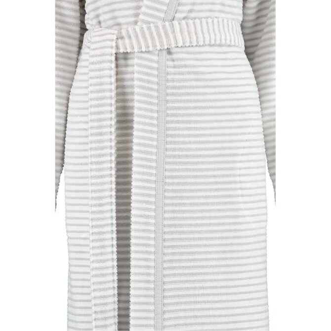 Cawö Dames Badjas 1214 Weiss-silber  44 Cawö Dames Badjas 1214 Weiss-silber  44