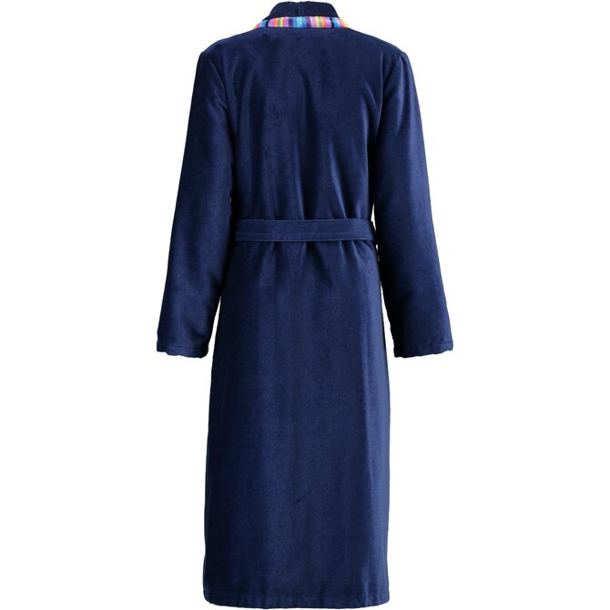 Cawö Peignoir pour dames avec col châle 2359 Navy 40