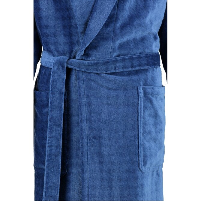 Cawö Peignoir homme à col châle 1716 saphir 58