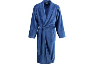 Cawö Peignoir pour homme avec col châle 1716 saphir 60