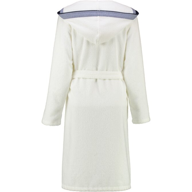Cawö - Peignoir à capuche avec fermeture éclair pour dames 6598 Weiss 40