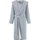 Cawö Cawö Peignoir à capuche pour femmes 6596 Navy 40