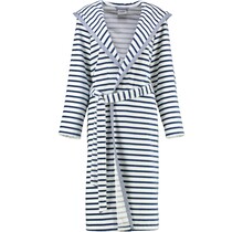 Cawö Dames Badjas met Capuchon 6596 Navy 40