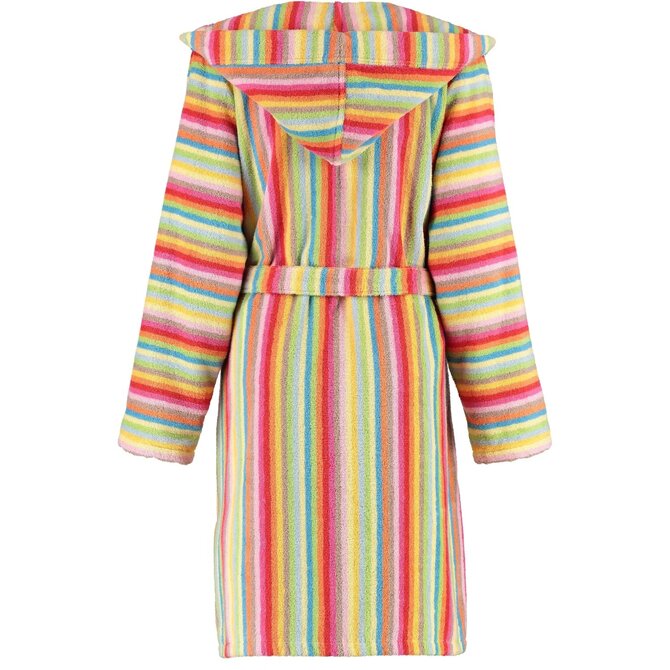 Cawö Ladies' Hooded Bathrobe Short 7082 Multi 42