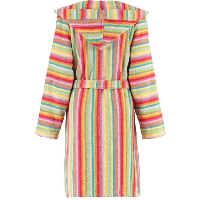 Cawö Ladies' Hooded Bathrobe Short 7082 Multi 44