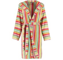 Cawö Ladies' Hooded Bathrobe Short 7082 Multi 34