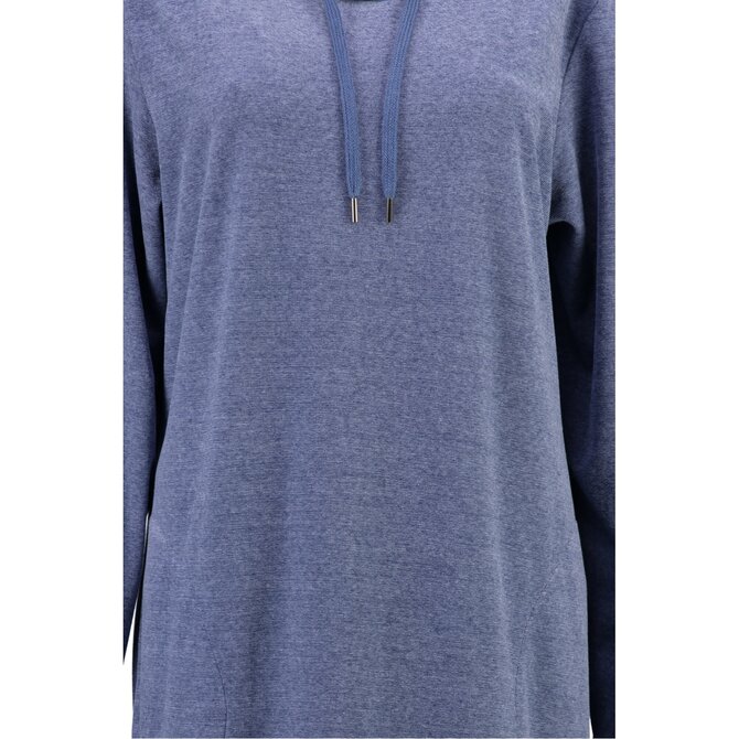 Cawö Femme Long Hoodie 818 Denim XS Cawö Femme Long Hoodie 818 Denim XS