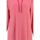 Cawö Cawö Dames Lange Hoodie 818 Koralle  XS