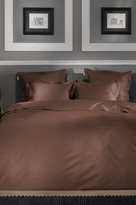 Heckett & Lane Punto Dekbedovertrek 140x200/220 Marsala Brown