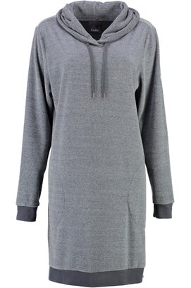 Cawö Long Hoodie Femme 818 Anthrazit S