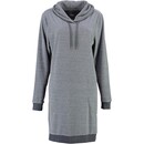 Cawö Cawö Dames Lange Hoodie 818 Anthrazit  L