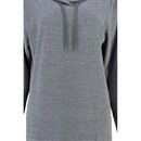 Cawö Cawö Dames Lange Hoodie 818 Anthrazit  L