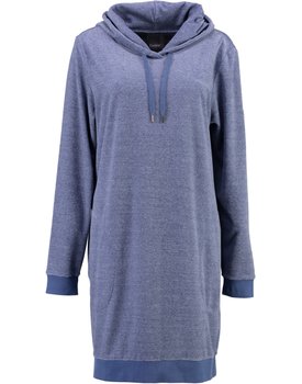 Cawö Dames Lange Hoodie 818 Denim  M