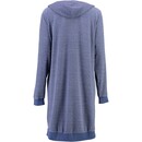 Cawö Cawö Dames Lange Hoodie 818 Denim  M