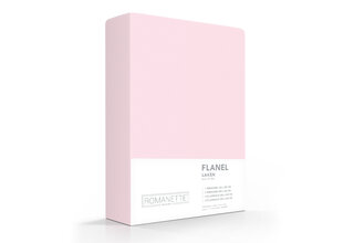 Romanette flanel laken roze 240x260