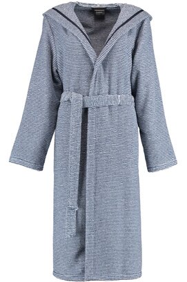 Cawö Dames Badjas 3336 Navy-weiss  46